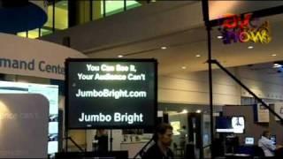 InfoComm 2011: Jumbo Bright Showcases Large Directional Prompters