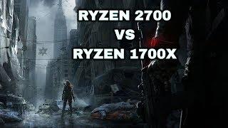 Ryzen 2700 vs Ryzen 1700X Gaming , Rendering Tests