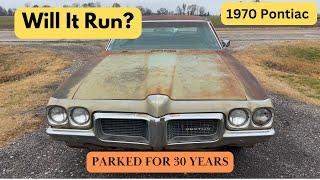 Parked for 30 Years:  Will it run????