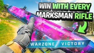 Winning A Game Of Warzone With Every Weapon! - Part 13 (Marksman Rifles)