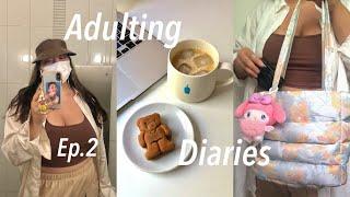 Adulting Diaries Ep.2 | apartment hunting, new bookstore, Hmart, cafe hopping