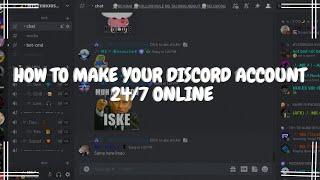 How to make your discord account 24/7 online for free! | easy way | 99.99% uptime