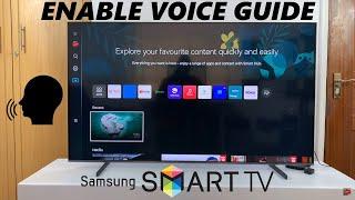 How To Use Voice Guide On Samsung Smart TV