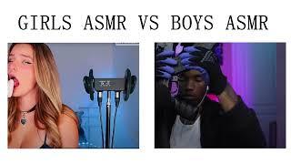 girls asmr vs boys asmr