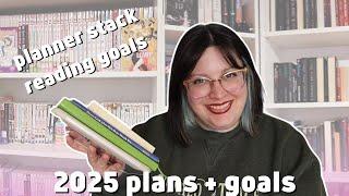 reading goals, channel goals and my 2025 planner stack