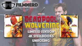 Deadpool & Wolverine Limited Edition 4K Steelbooks Unboxing | FilmNerd