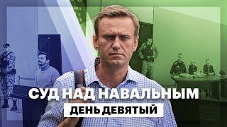 Суд над Навальным. День девятый