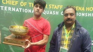 NOOR ZAMAN WIN CAS INTERNATIONAL SQUASH CHAMPIONSHIP 2024