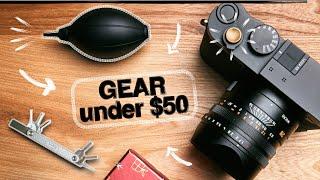 Budget CAMERA GEAR under $50 | Gifts for Photographers