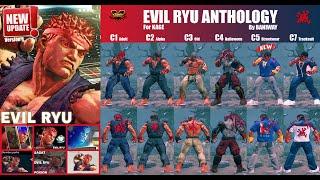 EVIL RYU ANTHOLOGY - Street Fighter V PC mod for Kage 2021