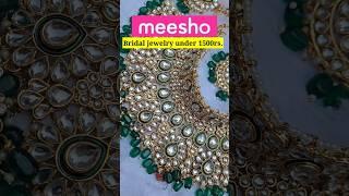 Bridal jewelry from meesho #shorts #bridaljewellery #meesho #pranjalrajput