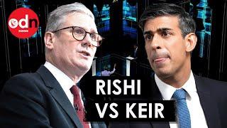 Rishi Sunak and Keir Starmer in FIERY Election Debate