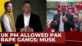 Elon Musk Sparks Political Storm In UK, Targets PM Starmer Over Grooming Gang Scandal | India Today