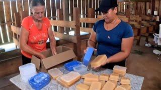 Sabão Glicerinado de Álcool sem Sebo/Como Fazer em Casa em Barra que Rende Muito