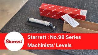 Starrett Machinists' Levels No.98 Series (98-6)