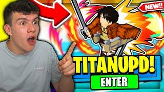 *NEW* ALL WORKING TITAN UPDATE CODES FOR ANIME CLICKER FIGHT! ROBLOX ANIME CLICKER FIGHT CODES