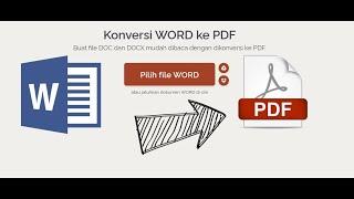 Cara Convert File Word Ke File PDF Online #belajarexcelpemula #pdf #msword #convertpdftoword #