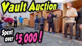 VAULT AUCTION and we spent over $5,000 to win some interesting stuff. Abandoned storage auction