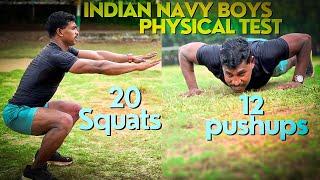 Indian Navy physical test main kya kya hota hai #viral #video #Navy Physical standard test.