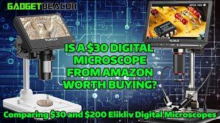 What is the best Amazon Digital Microscope to buy? Comparing a 720p Elikliv to a 4K Elikliv Model