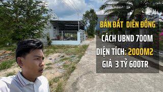 Bán Đất Thôn 2 Xã Diên Đồng, H. Diên Khánh, DT 2000m2 Giá Dưới 1,8tr/m2 | Nguyễn Cường BĐS