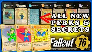 Fallout 76: New Perks - Secret Mechanics & Hidden Details. Huge Buffs Incoming.