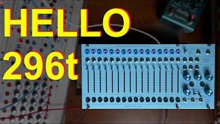 296t by Buchla & Tiptop Audio - My 3 first patches explained.