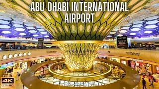 Abu Dhabi International Airport - Terminal 1 | Walking Tour | 4K