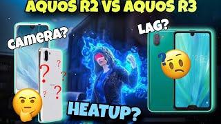 Aquos R2 vs Aquos R3 pubg test after update 2.9  | Aquos R2 pubg test