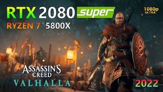 Assassin's Creed Valhalla - RTX 2080 Super - Ryzen 7 5800X - ULTRA - Benchmark 2022