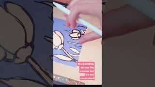 IBIS PAINT X coloring art HACK!! BUCKET TOOL hack #drawingtips #drawinghacks #ibispaintxtutorial