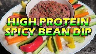 High Protein Spicy Bean Dip (Vegan)