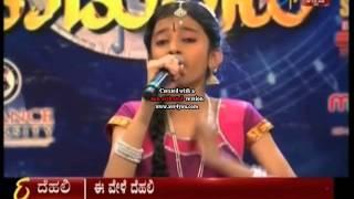 Sunidhi Ganesh Performnce in Yede Thumbi Haduvenu 2015 Finals First Song Kamalada Mogadole