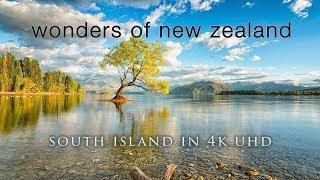 NEW ZEALAND WONDERS (No Music) 100% Pure Nature 4K UHD Ambient Documentary Film -1HR