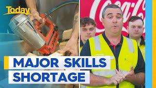 Lack of apprentices causing major skills shortage | Today Show Australia