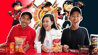 PILIH BOBOIBOY SESUAI MAKANAN 1 WARNA KESUKAAN KALIAN PART 5 | Mikael TubeHD