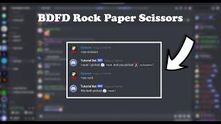 BDFD Rock Paper Scissors Tutorial