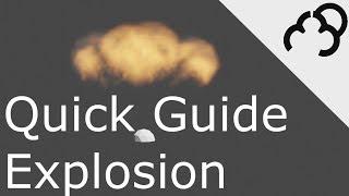 Blender 2.8 - Explosion fast setup - Beginner Tutorial