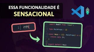 Mostrando todo o poder dos SNIPPETS do VSCODE
