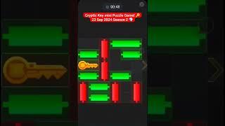 Cryptic Key mini Puzzle Game!  23 Sep 2024 Season 2 #hamstercombat #CrypticKey #minigame #dailykey