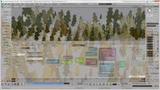 Generating a Forest with ICE Modeling - Part 2: Adding Materials and Textures