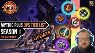 TWW M+ DPS Tier List (updated) | The War Within