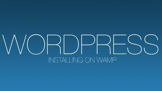 How to install wordpress on WAMP server