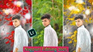 Instagram Ka Viral Photo Editing|| Lightroom Green Tone Tutorial 2025 | new nagpuri photo editing