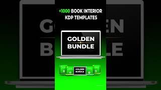 Get more than 1000 KDP Low Content Book Templates Ready to Use and Print #shorts