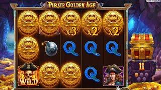 PIRATE GOLDEN AGE - BRAND NEW SLOT - BONUS BIG WINS CASINO SLOT ONLINE GAME FIRST LOOK