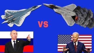 World shock! The first dogfight of a Russian SU-57 shot down 5 of the most powerful US jets