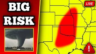  BREAKING Severe Weather Coverage - Several Tornadoes Possible - With Live Storm Chasers