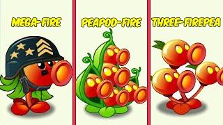 PvZ 2 Challenge - 1 Plant Power Up Infinite Vs 100 Bust Head Zombies - Who is best plant?