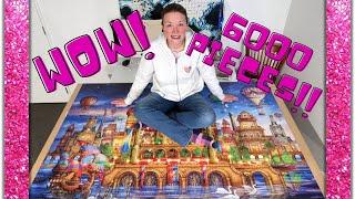 FINISHED!! 6,000 Piece Jigsaw Puzzle - Clementoni's Downtown Part 3
